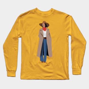 wild west girl Long Sleeve T-Shirt